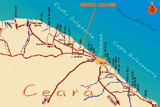 Cearan Coastal Map